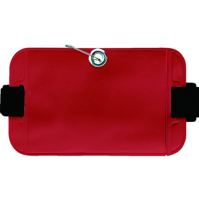 トラスコ中山 TRUSCO アームパス 名刺サイズ レッド TAB-C-R 1個 114-8440（直送品）