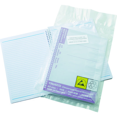 トラスコ中山 TRUSCO クリーンルーム用リングノート A5 TCRN-A5 1冊 115-7379（直送品）