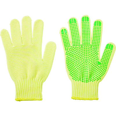 TRUSCO 耐切創手袋 7ゲージ 裏面キュプラ(ベンベルグ[[R上]])67%・ポリエステル33% すべり止め付 TATBP-7S 1双（直送品）