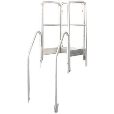 トラスコ中山 TRUSCO 踏み台TDAD用フルセット手すり 高さ900mm 本体高さ0.90m~1.80m用 TDAD-TF 1台（直送品）