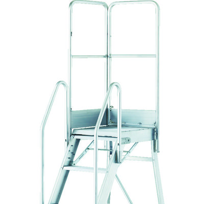 トラスコ中山 TRUSCO 踏み台TDAD用片側開口手すり 高さ1100mm TDAD-TK-110 1台 115-7867（直送品）