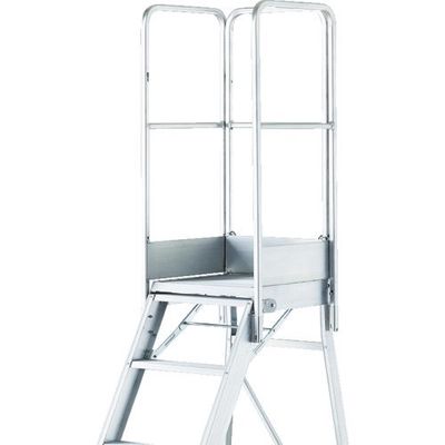 トラスコ中山 TRUSCO 踏み台TDAD用踊場手すり 高さ1100mm TDAD-TOD-110 1台 115-7870（直送品）