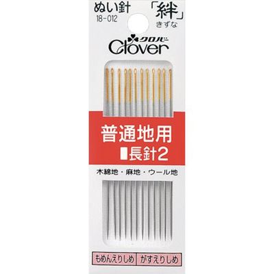 クロバー 絆 普通地用 長針2 18-012 1パック(12本) 114-8413（直送品）