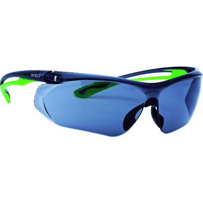 INFIELD Safety セーフティグラス CONDOR グリーン/グレーレンズ 9051 625 1個 116-2945（直送品）