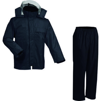 前垣 AP300PVCレインスーツ ブラック Lサイズ AP300 BKL L 1着 114-7687（直送品）