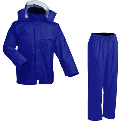 前垣 AP300PVCレインスーツ ネイビー Lサイズ AP300 NV L 1着 114-8382（直送品）