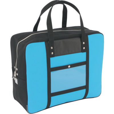 三栄産業 SANEI 帆布メール用ボストン(LL)馬蹄錠金具付 ブルー BTLL-U-09 1個 114-3741（直送品）