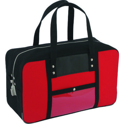 三栄産業 SANEI 帆布メール用ボストン(L)SEDー1錠付 赤 BTL-SED-02 1個 114-1869（直送品）