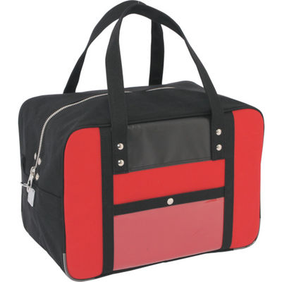 三栄産業 SANEI 帆布メール用ボストンMマチ広 馬蹄錠金具付 赤 BTMDE-U-02 1個 114-3766（直送品）