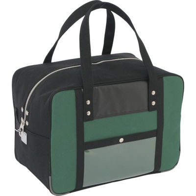 三栄産業 SANEI 帆布メール用ボストンMマチ広 馬蹄錠金具付 モスグリーン BTMDE-U-07 1個 114-3768（直送品）