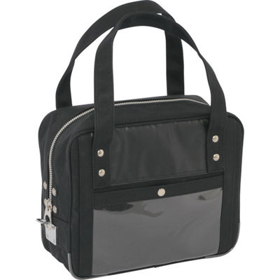 三栄産業 SANEI 帆布メール用ボストン(SS)馬蹄錠金具付 黒 BTSS-U-01 1個 114-3759（直送品）