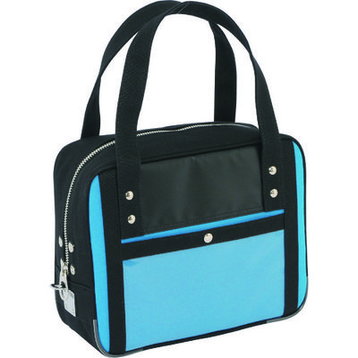 三栄産業 SANEI 帆布メール用ボストン(SS)馬蹄錠金具付 ブルー BTSS-U-09 1個 114-3764（直送品）