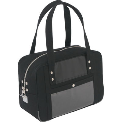 三栄産業 SANEI 帆布メール用ボストン(S)馬蹄錠金具付 黒 BTS-U-01 1個 114-3754（直送品）