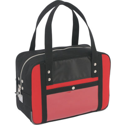 三栄産業 SANEI 帆布メール用ボストン(S)馬蹄錠金具付 赤 BTS-U-02 1個 114-3755（直送品）