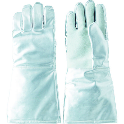 トラスコ中山 TRUSCO 遮熱・耐熱手袋 手のひら牛床革補強付 TMT-763FALT 1双 116-0686（直送品）