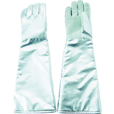 トラスコ中山 TRUSCO 遮熱・耐熱手袋 ロング 手のひら牛床革補強付 TMT-767FALT 1双 116-0687（直送品）