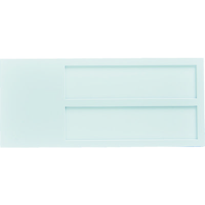 トラスコ中山 TRUSCO 【売切廃番】 ネームケース 白 二人用 74X170X7MM TNCW-2 1枚 114-4876（直送品）