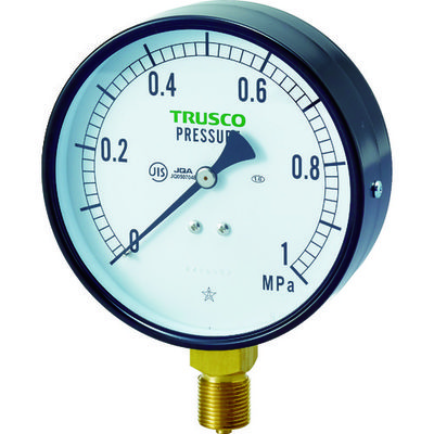 トラスコ中山 TRUSCO JIS汎用圧力計A型100φ TPG100-1.0 1個 114-5018