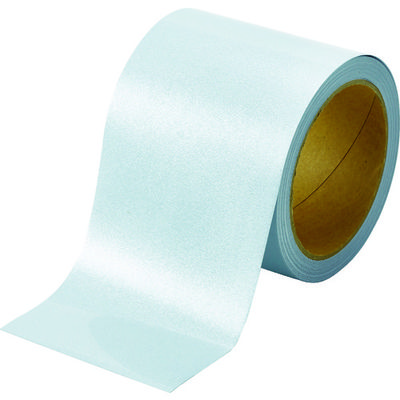 トラスコ中山 TRUSCO 再帰反射テープ 90MMX10M 白 TRFT90-W 1巻 116-2111（直送品）