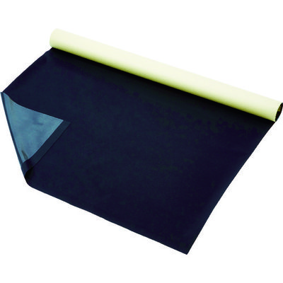 トラスコ中山 TRUSCO プロテクトシート テープ付 黒 1500X1M 5枚入 紙管1本巻 U1-1500-BK 1袋(5枚)（直送品）