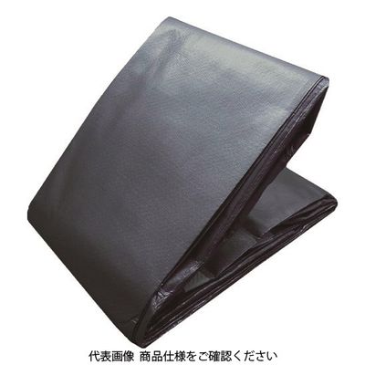 TRUSCO 耐水UVシート＃7000 TWP7000MS-7290 幅7.2mX長さ9.0m メタリックシルバー色