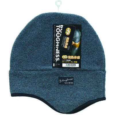 おたふく手袋 おたふく BTサーモ耳付フリースワッチ グレー JW-128-GR 1個(1枚) 444-8073（直送品）