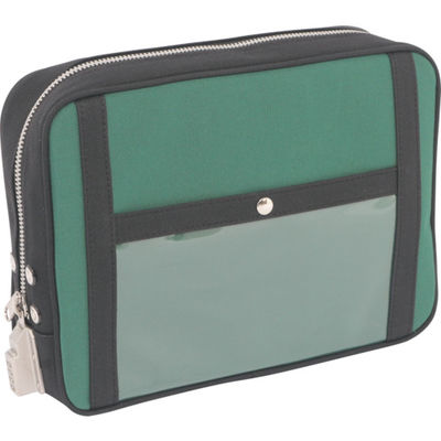 三栄産業 SANEI 帆布メール用ポーチ(L)SEDー1錠付 モスグリーン PL-SED-07 1個 114-1907（直送品）