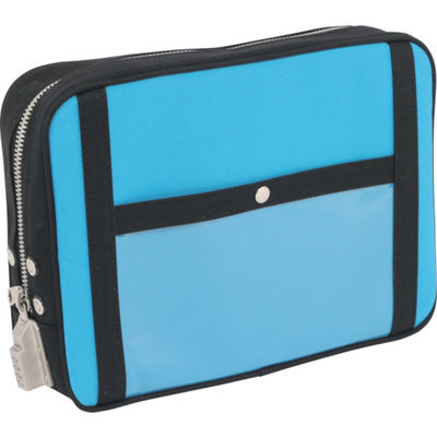 三栄産業 SANEI 帆布メール用ポーチ(L)SEDー1錠付 ブルー PL-SED-09 1個 114-1908（直送品）