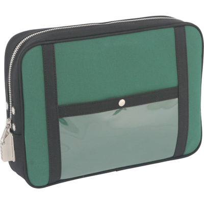 三栄産業 SANEI 帆布メール用ポーチ(LL)SEDー1錠付 モスグリーン PLL-SED-07 1個 114-1901（直送品）