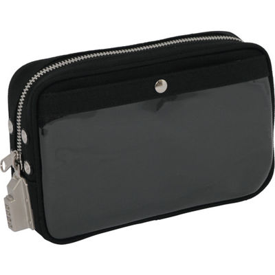 三栄産業 SANEI 帆布メール用ポーチ(S)SEDー1錠付 黒 PS-SED-01 1個 114-1915（直送品）