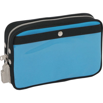 三栄産業 SANEI 帆布メール用ポーチ(S)SEDー1錠付 ブルー PS-SED-09 1個 114-1919（直送品）