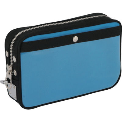 三栄産業 SANEI 帆布メール用ポーチ(S)馬蹄錠金具付 ブルー PS-U-09 1個 114-1947（直送品）