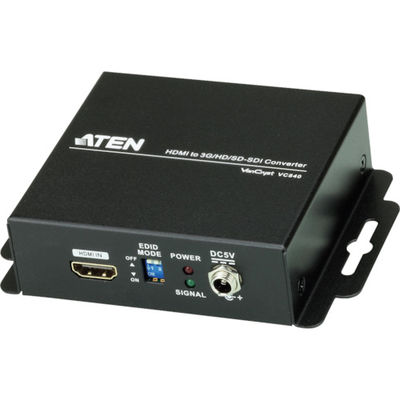 ATEN ビデオ変換器 HDMI to 3G/HD/SDーSDIタイプ VC840 1個(1台) 115-3006（直送品） - アスクル