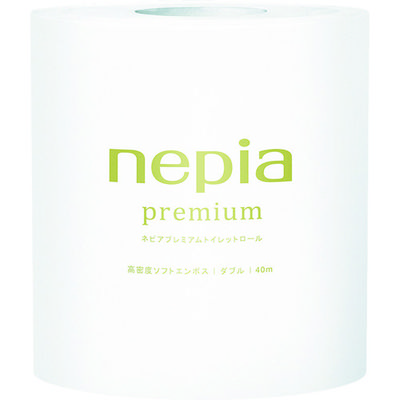 王子ネピア ネピア トイレットペーパー 1ロールダブル40m 80個入り 26330 1ケース(80巻) 125-8422（直送品）