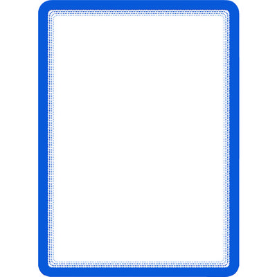 TARIFOLD ディスプレイポケット 粘着タイプ A4サイズ 2枚入り 青 194951 1セット(2枚) 115-8372（直送品）