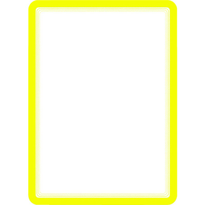 TARIFOLD 【売切廃番】 ディスプレイポケット 粘着タイプ A4サイズ 2枚入り 黄 194954 1セット(2枚) 115-8374（直送品）