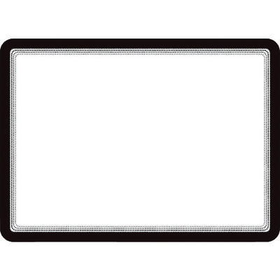 TARIFOLD 【売切廃番】 ディスプレイポケット 粘着タイプ A4サイズ 2枚入り 黒 194957 1セット(2枚) 115-8378（直送品）