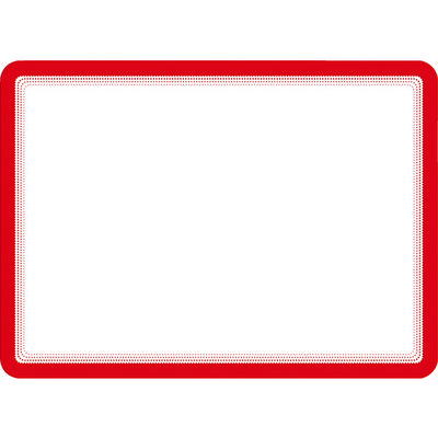 TARIFOLD ディスプレイポケット マグネットタイプ A4サイズ 2枚入り 赤 194903 1セット(2枚) 115-8381（直送品）