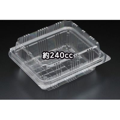 スミ フードパック ユニコン LS-角25（盛） 透明 5LK2160 1包：1000枚（100×10）（直送品）