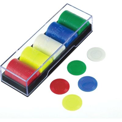 ハナヤマ ポーカーチップ26mm 57585 1セット(2個(100枚入