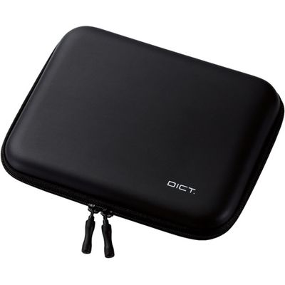 エレコム 電子辞書ケース/イヤホン対応/タッチペン対応/Lサイズ/ブラック DJC-006LBK 1個（直送品）