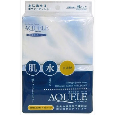 ハヤシ商事 アクウェルポケット6パック 4977033140347 1セット（50個）（直送品）