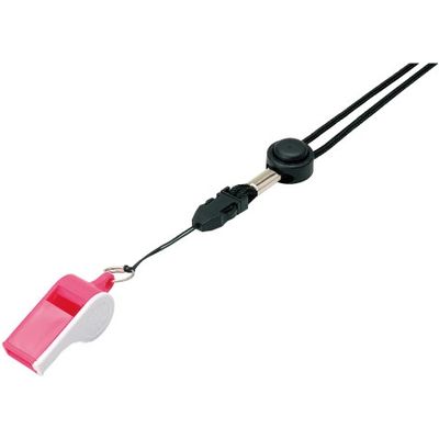 品質一番の ミカサ】 セーロンホイッスル コルク入、ひも付き ピンク/白 WH グローブ