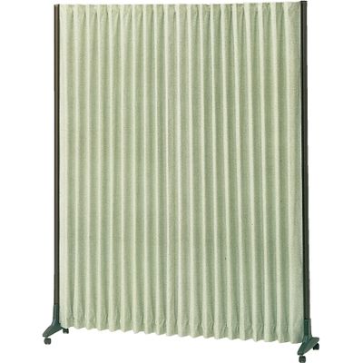 アコーディオン衝立 L-150 グリーン 02-2536-0001 松吉医科器械（直送品）