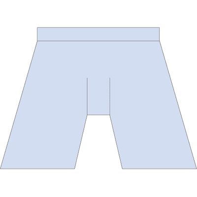 バイリーンクリエイト 注腸パンツ ハーフ(丈52cm) 20-2470-01 1箱(100枚)（直送品）