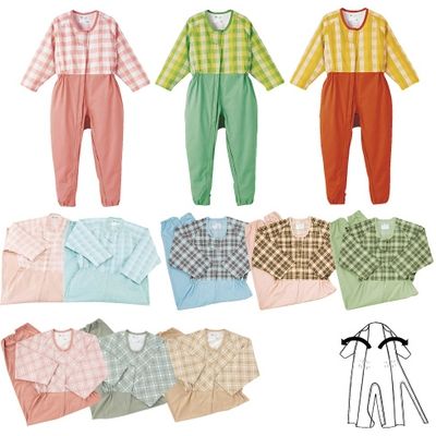 コンビネーション（フルオープン型） ベージュ 20-6193-0003 日本エンゼル（直送品）