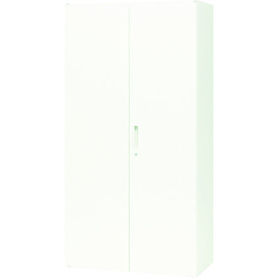 ナイキ 収納庫 CW型 両開き書庫 899×450×1750 CW-0918K-WW 1台 463-0963（直送品）