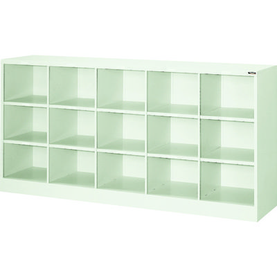 トラスコ中山 TRUSCO スクールロッカー 15人用 1790X400XH880 KH15NG 1台 520-9081（直送品）