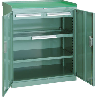 トラスコ中山 TRUSCO スライド工具キャビネット 881X551 コボレ止め天板付 DX-31 1台 518-0147（直送品）