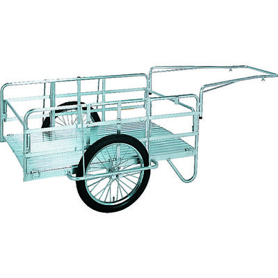 昭和ブリッジ販売 昭和 アルミ折畳みリヤカー 積載面(長さ×幅)1200×80mm ノーパンクタイヤ NS8-A2 1台 239-4642（直送品）